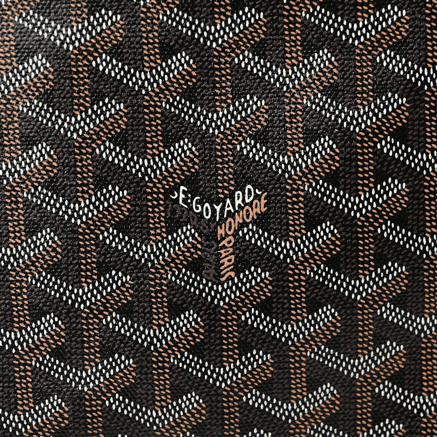 Goyard Goyardine Sainte Marie Soft Clutch Black 8 of 12