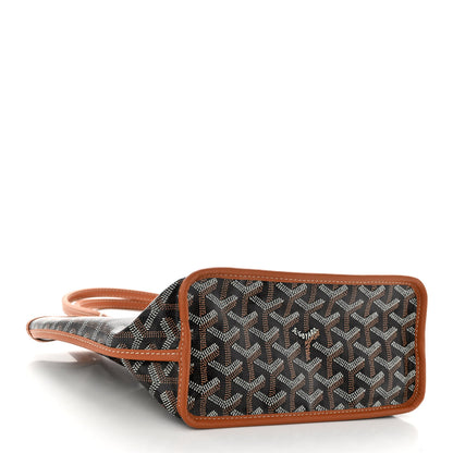 Goyard Goyardine Reversible Mini Anjou Black Gold 7 of 18