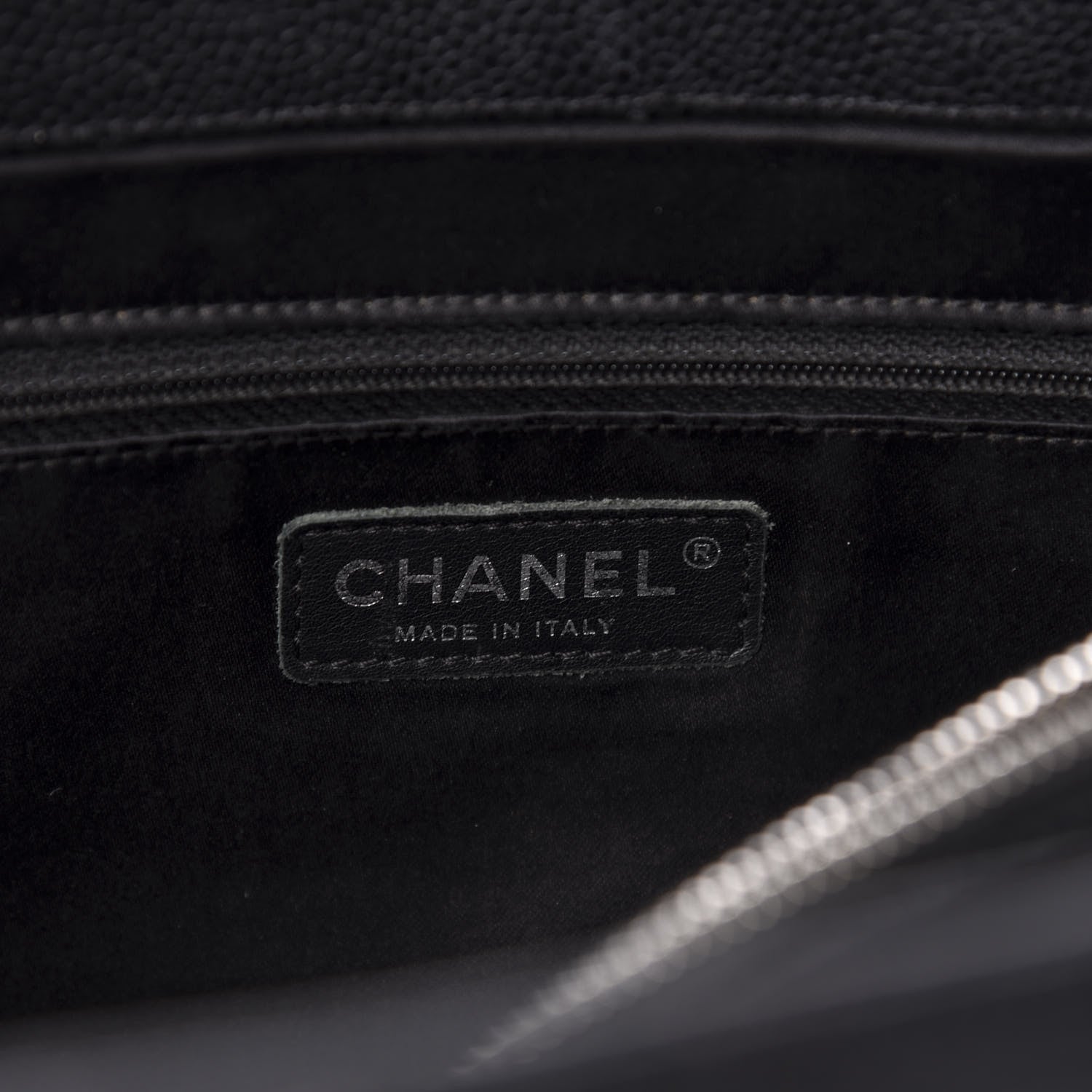 Chanel Caviar Quilted XL Grand Shopping Tote GST Black 6 of 13