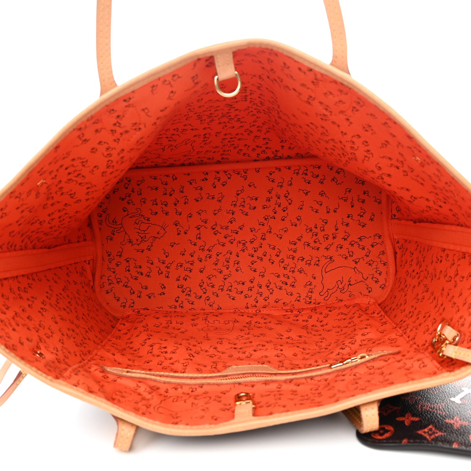 Louis Vuitton Catogram Neverfull MM Marron 6 of 10
