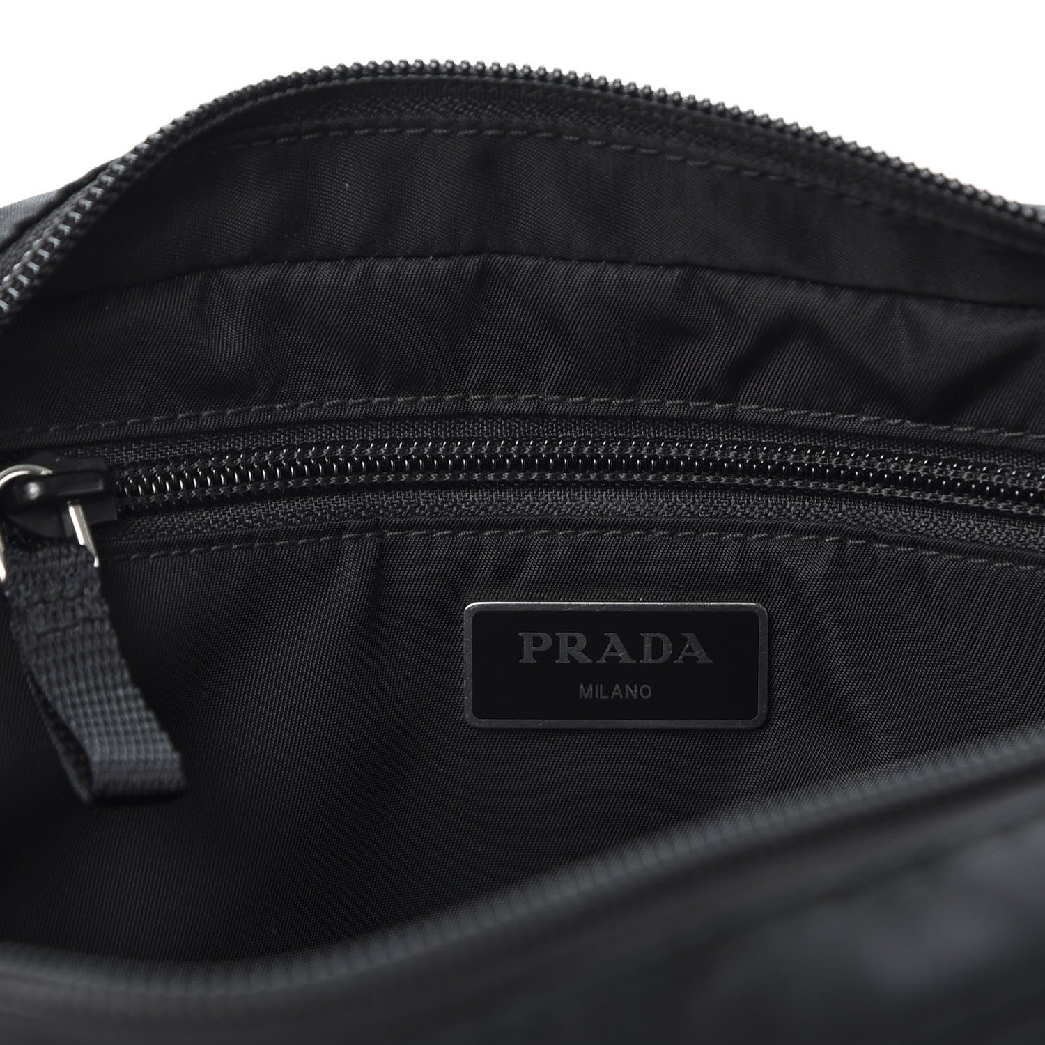 Prada Tessuto Nylon Belt Bag Black 7 of 8