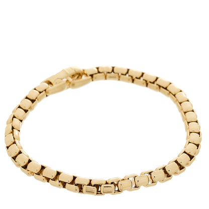 David Yurman 18K Yellow Gold 5mm Box Chain Bracelet 1 of 4