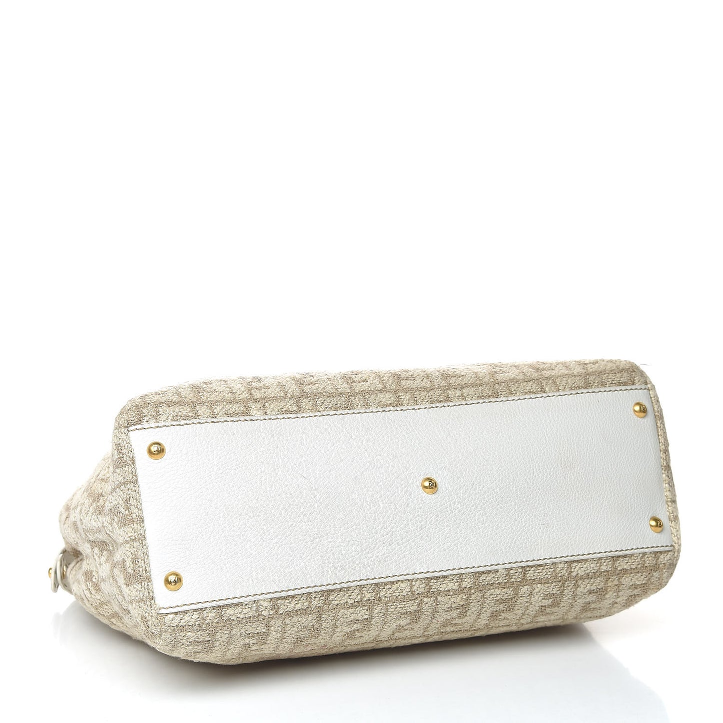 Corda Zucca Large Peekaboo Iconic Satchel White