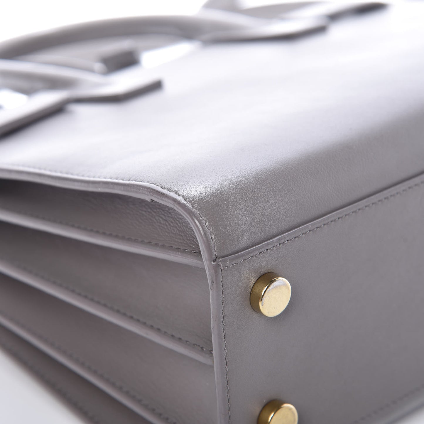 Calfskin Nano Sac De Jour Fog