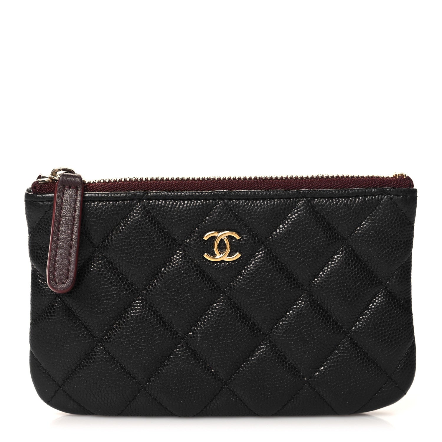 Chanel Caviar Quilted Small Cosmetic Case Black 1 of 7