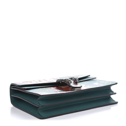 Gucci Calfskin Blooms Print Medium Dionysus Shoulder Bag Bright Emerald Multicolor 4 of 10