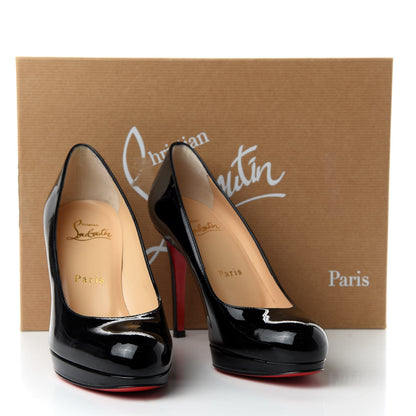 Christian Louboutin Patent New Simple 100 Pumps 35 Black 9 of 9