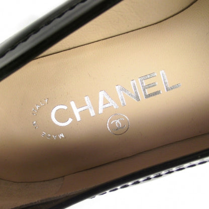 Chanel Patent Leather Loafers Black 6 of 7