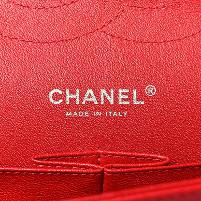 Chanel Lambskin Quilted Jumbo Double Flap Red 6 of 10