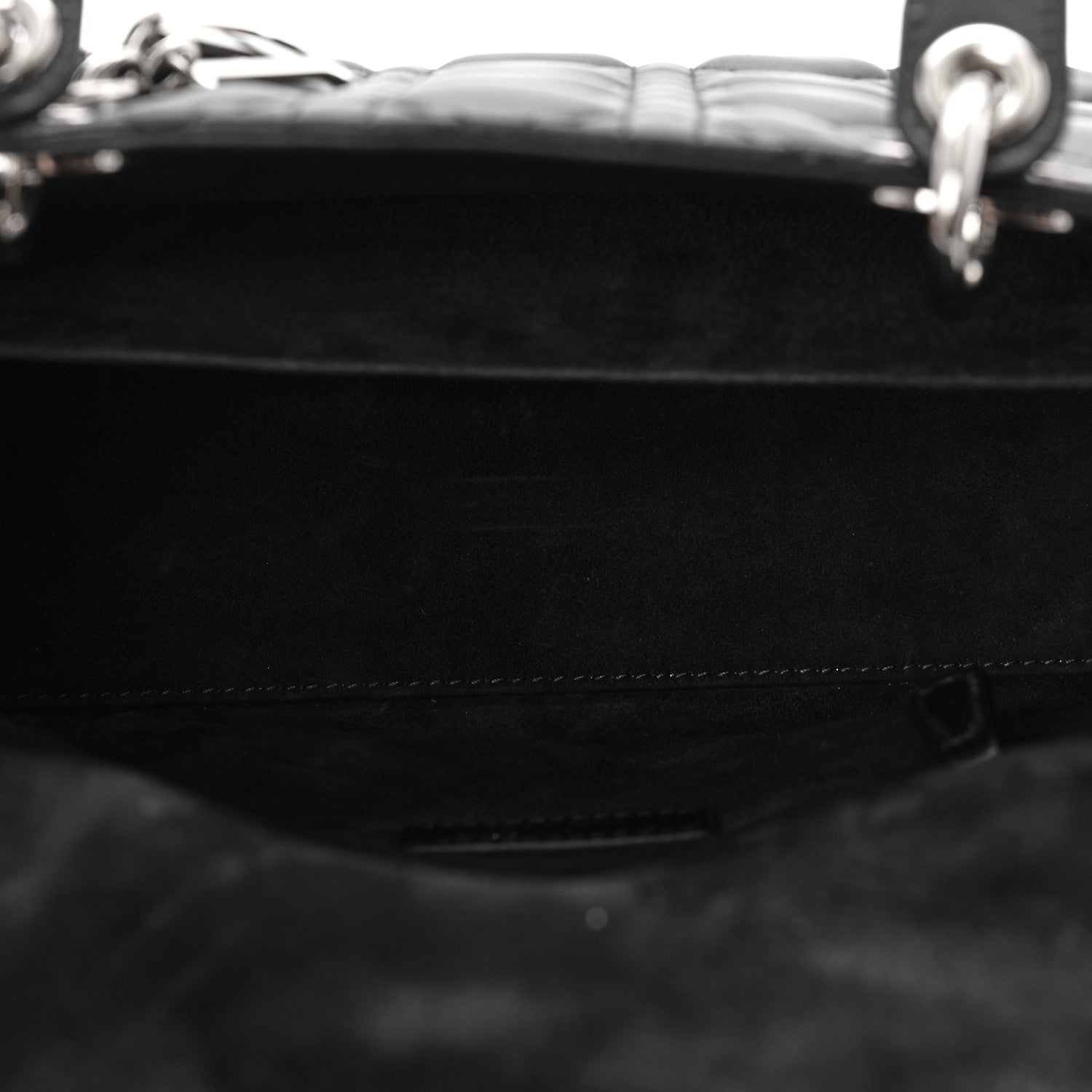 Christian Dior Lambskin Cannage Medium Lady Dior Black 5 of 10