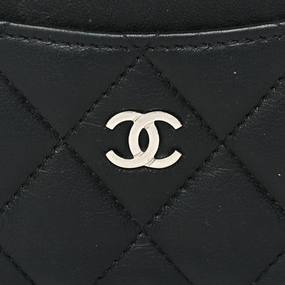 Chanel Lambskin Quilted Card Holder Black 9 of 9