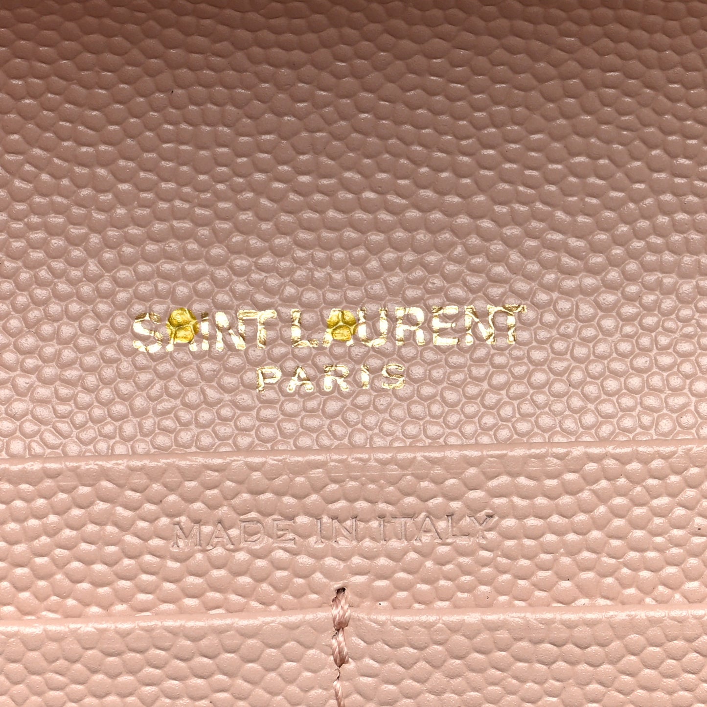 Grain De Poudre Matelasse Chevron Monogram Flap Wallet Pink