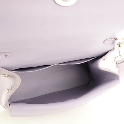 Christian Dior Smooth Calfskin Bi-Color Small Be Dior Flap Lilac Purple 5 of 7