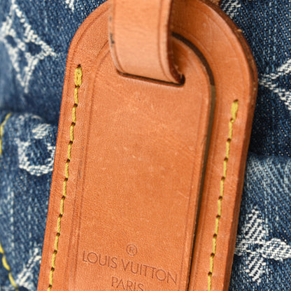 Louis Vuitton Monogram Denim Sac Plat Blue 11 of 11