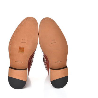Givenchy Calfskin Studded Prue Buckle Bootie 38.5 Cognac 5 of 10