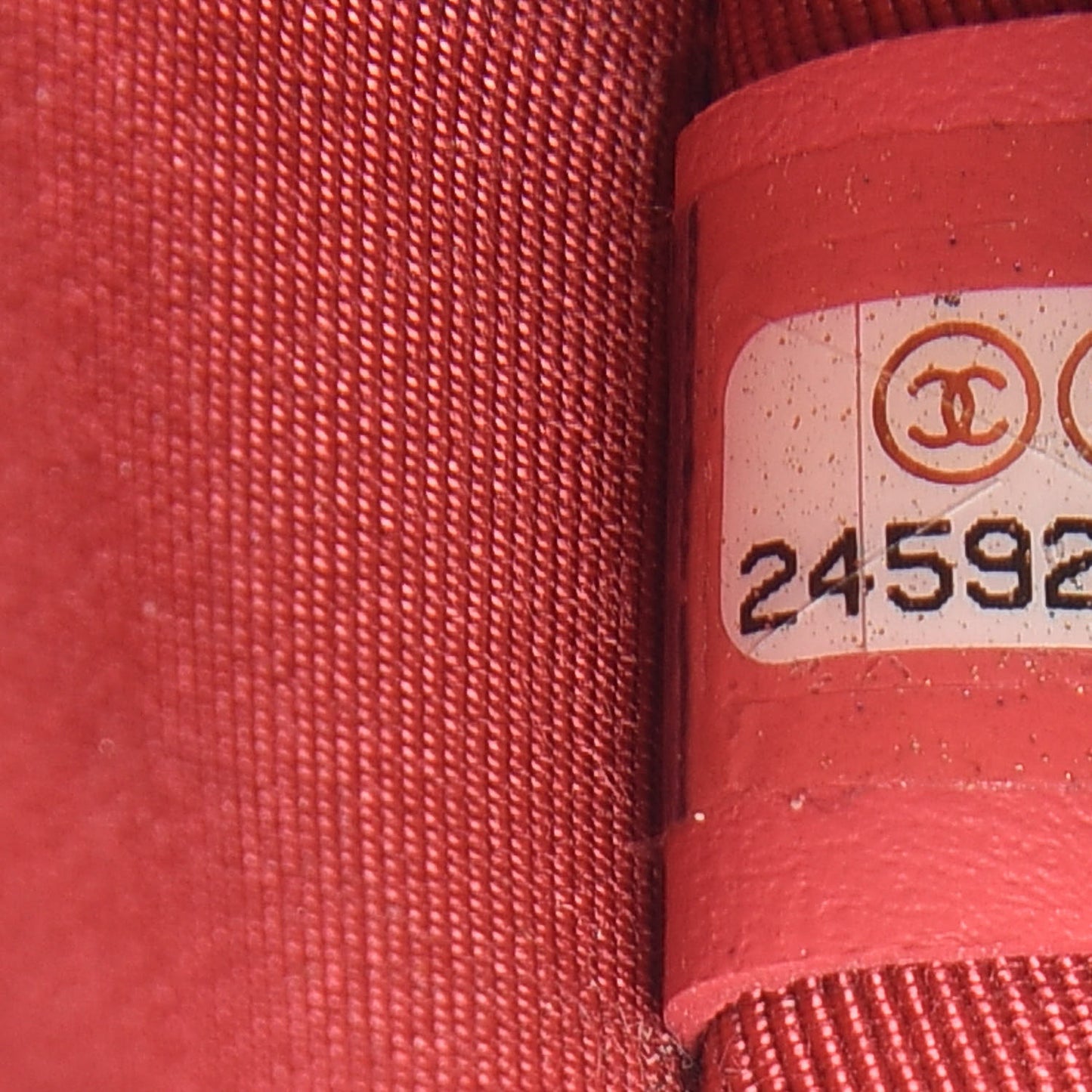 Caviar Quilted Zipped Key Holder Case Coral