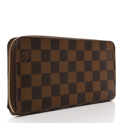 Louis Vuitton Damier Ebene Zippy Wallet Rose Ballerine 3 of 13