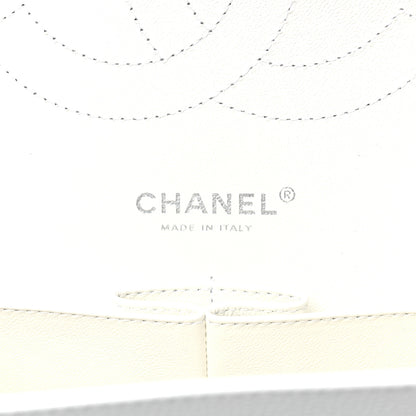 Chanel Caviar Quilted Jumbo Double Flap White 6 of 12