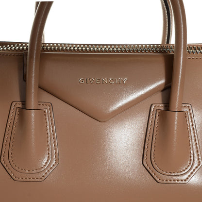 Givenchy Shiny Lord Calfskin Medium Antigona Dark Beige 11 of 11