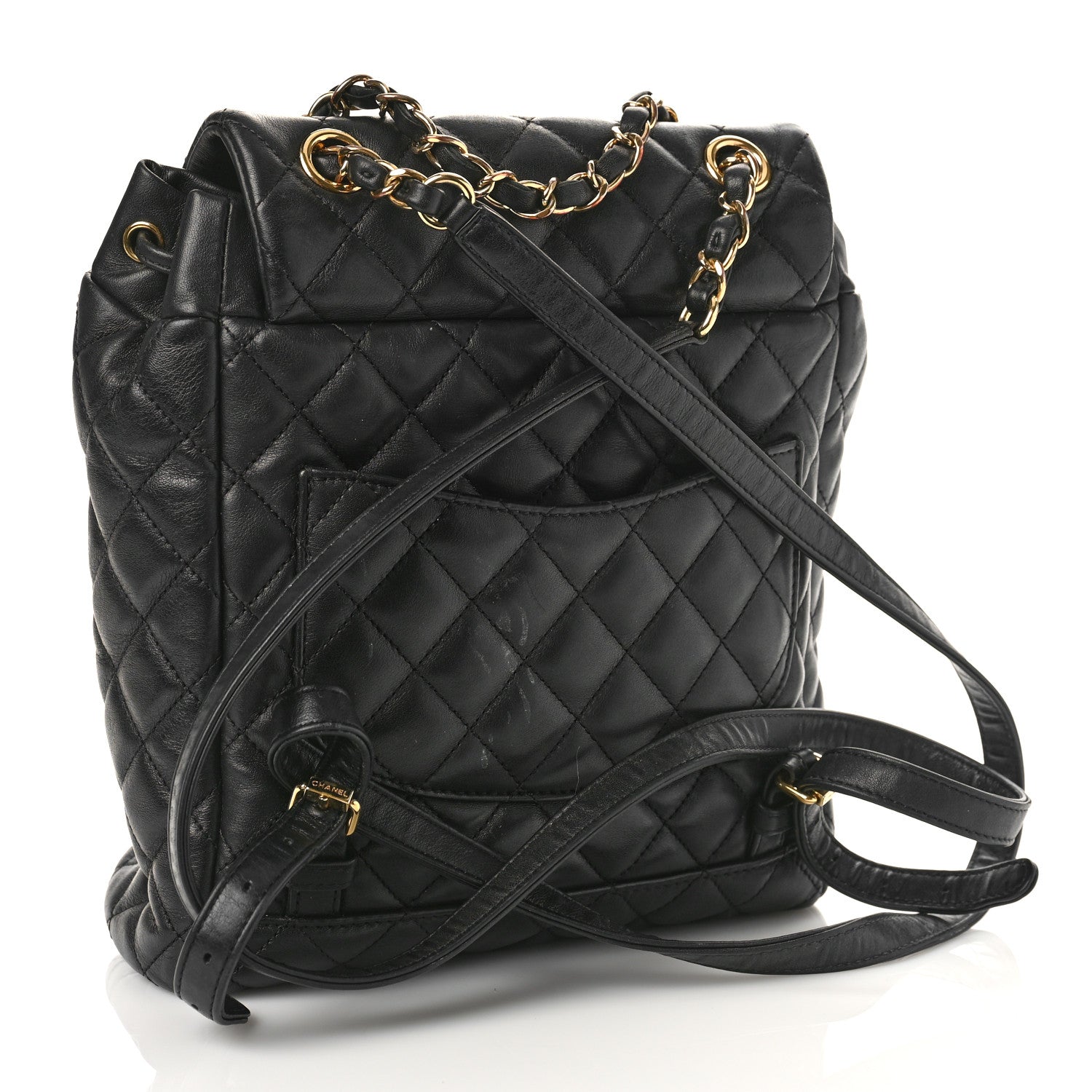 Chanel Calfskin Quilted Small Urban Spirit Backpack Black 3 of 13