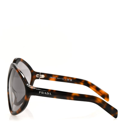 Prada Acetate Shield Sunglasses SPR B21 Tortoise 3 of 8