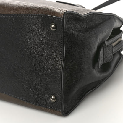 Prada Glace Calfskin Zip Tote Moro Black 8 of 12