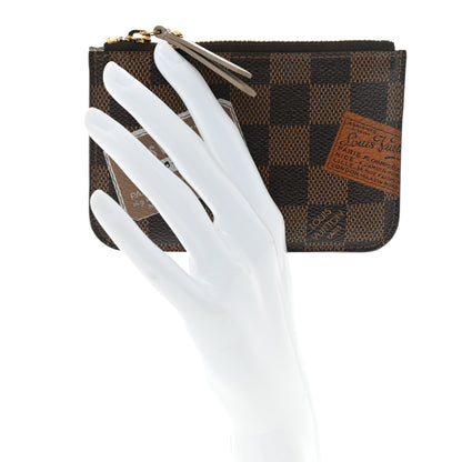 Louis Vuitton Damier Ebene Trunks and Bags Key Pouch 2 of 9