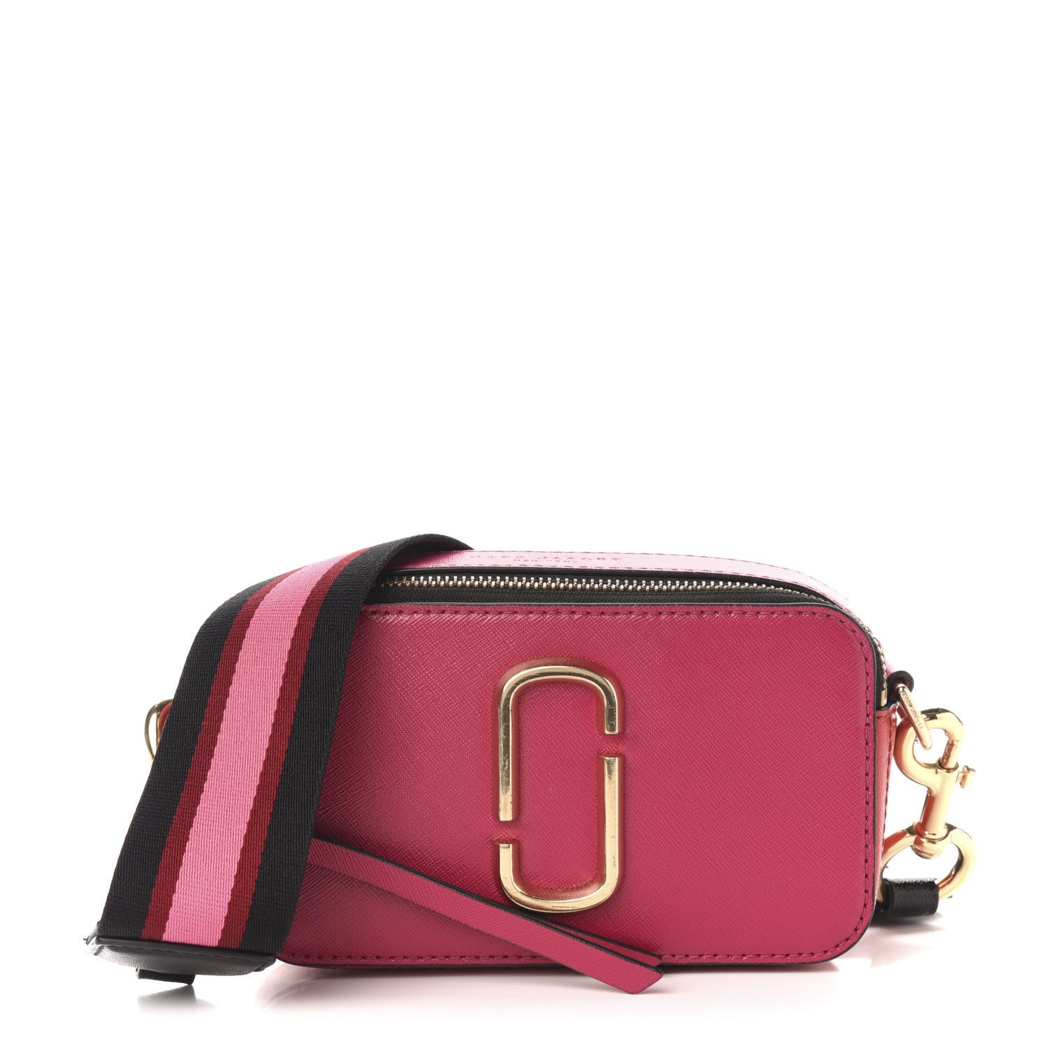 Marc Jacobs Saffiano Small Snapshot Camera Bag Hibiscus Multicolor 1 of 11
