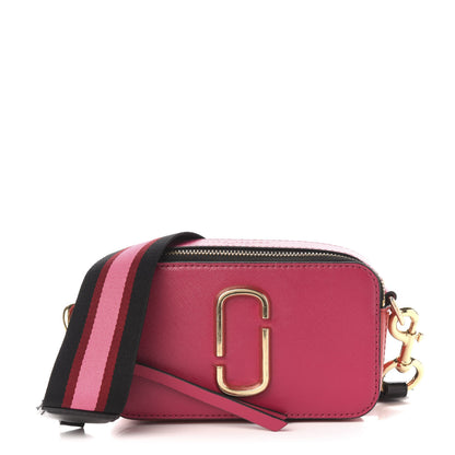 Marc Jacobs Saffiano Small Snapshot Camera Bag Hibiscus Multicolor 1 of 11