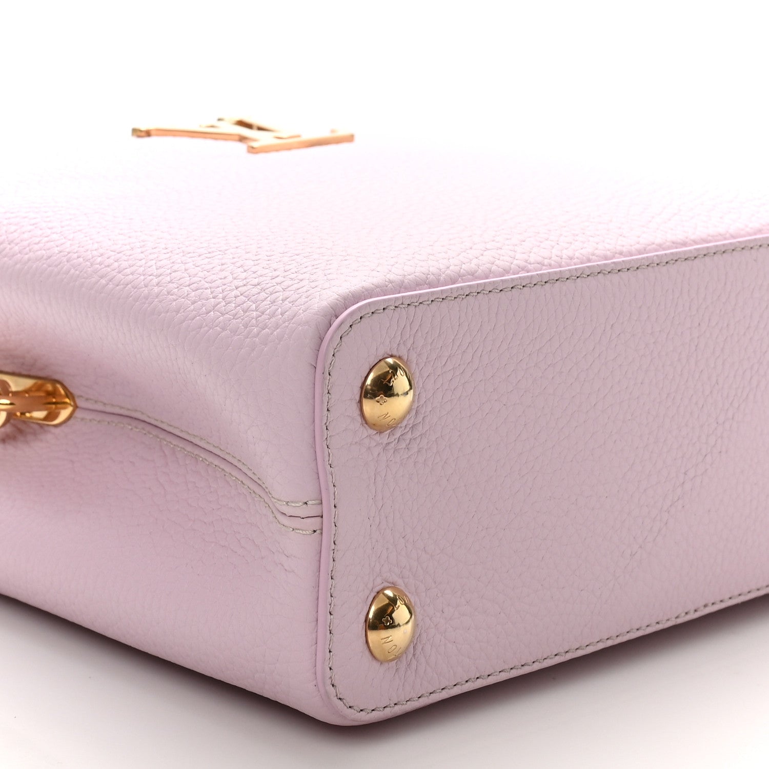 Louis Vuitton Taurillon MiniMe Capucines BB Guimauve Powder White 8 of 10