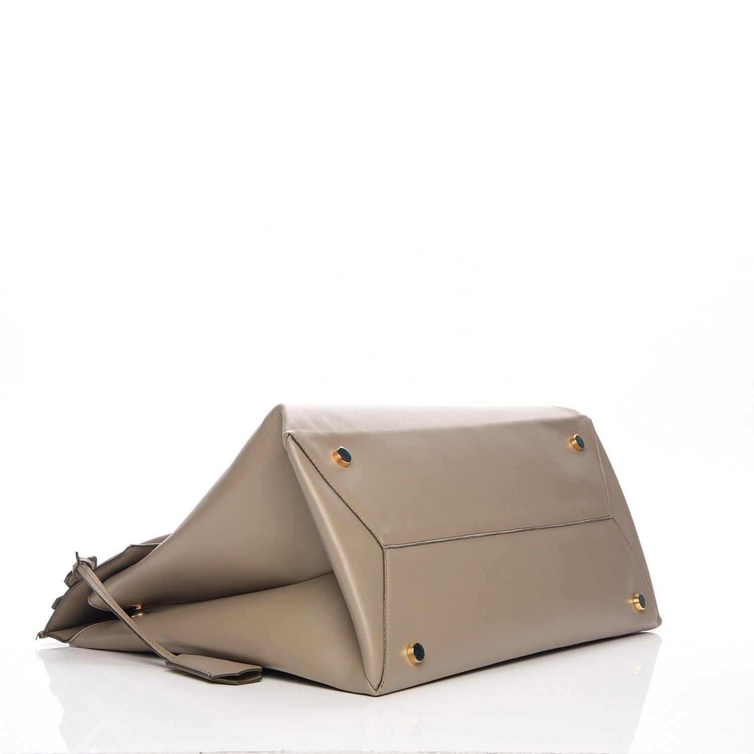 Tom Ford Smooth Calfskin Large Icon Bag Warm Taupe 4 of 7