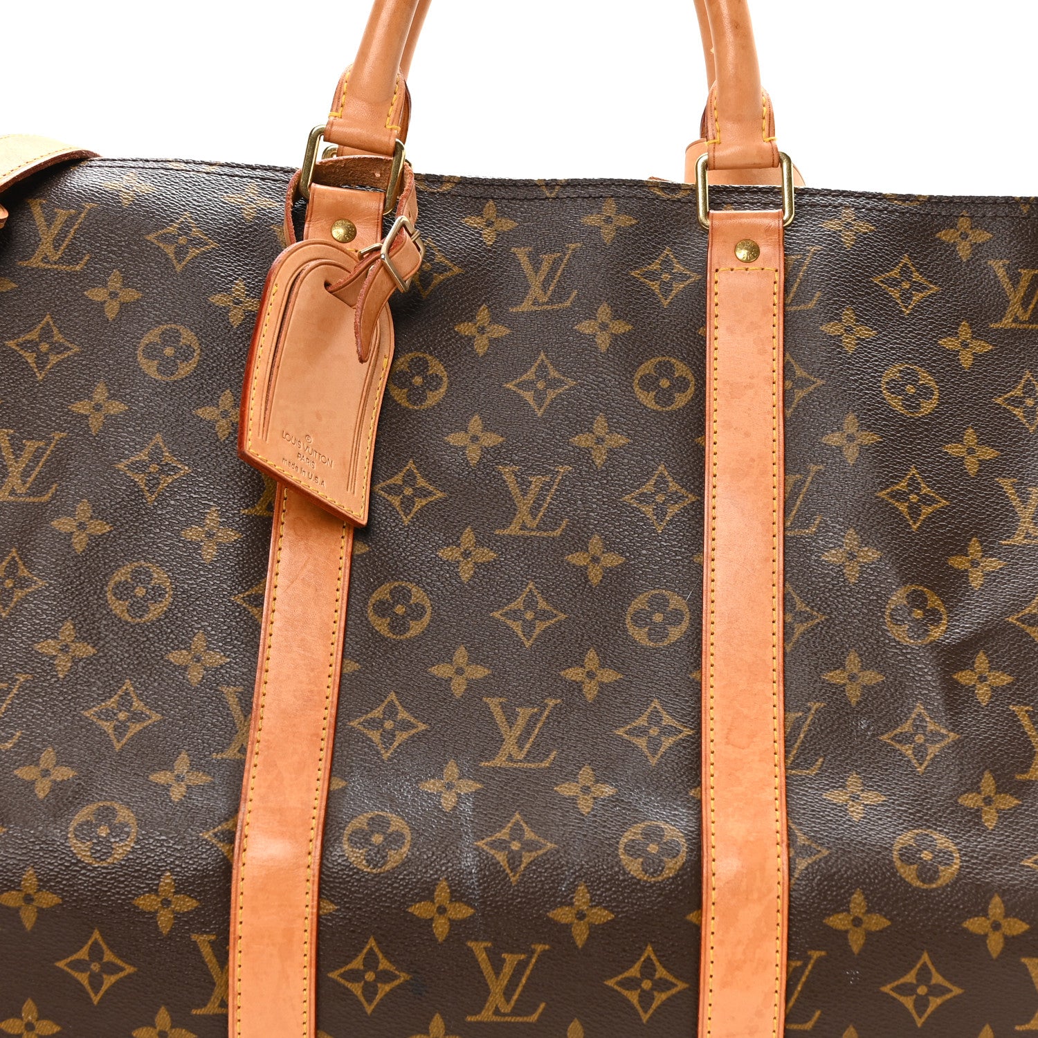 Louis Vuitton Monogram Keepall Bandouliere 55 7 of 9