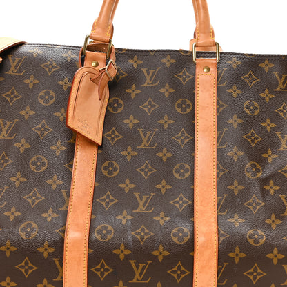 Louis Vuitton Monogram Keepall Bandouliere 55 7 of 9