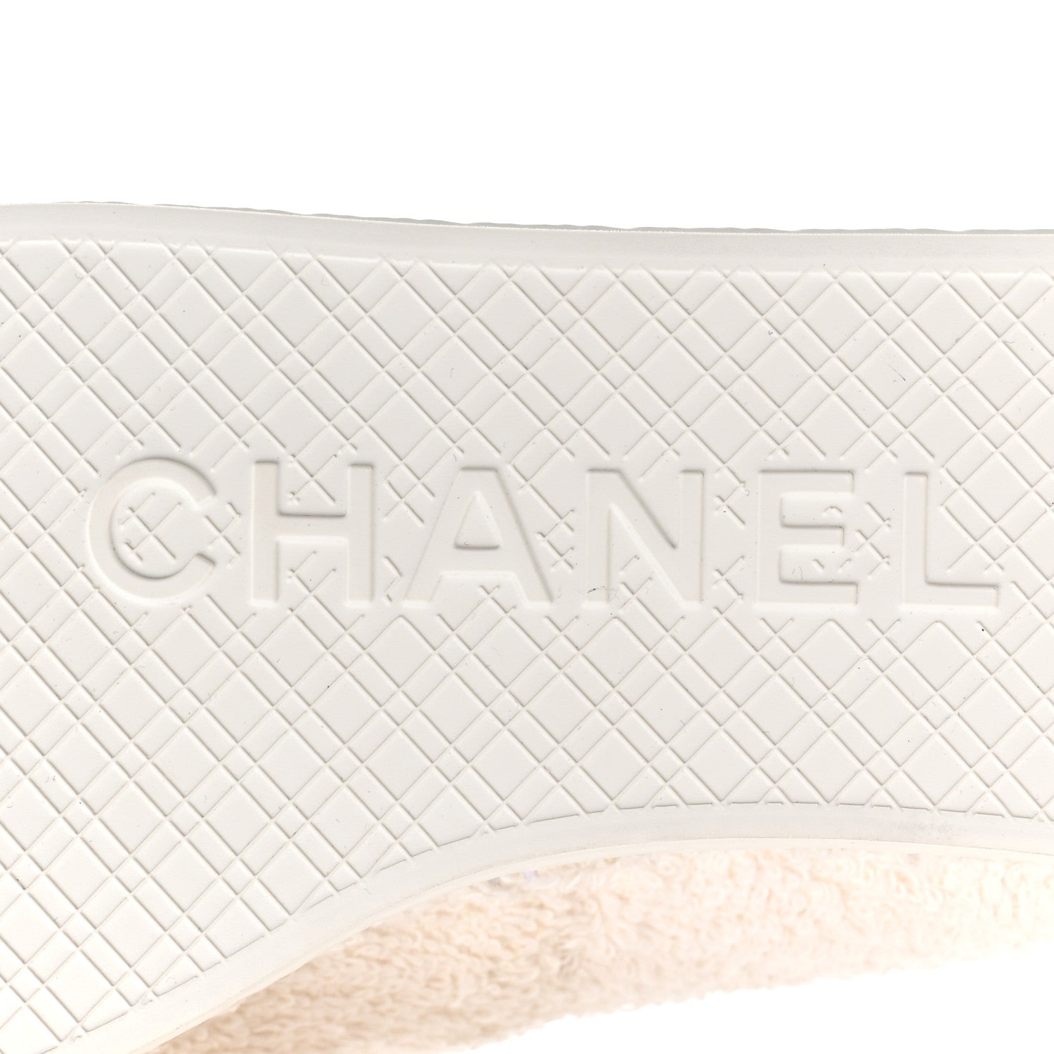 Chanel Tweed Grosgrain Patent CC Espadrilles 35 White Black 7 of 10