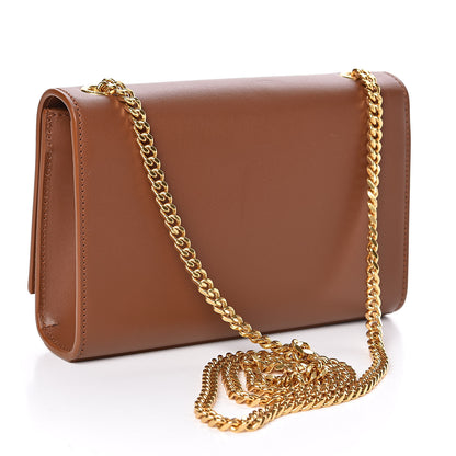 Saint Laurent Calfskin Small Classic Monogram Kate Tassel Satchel Fauve 3 of 10