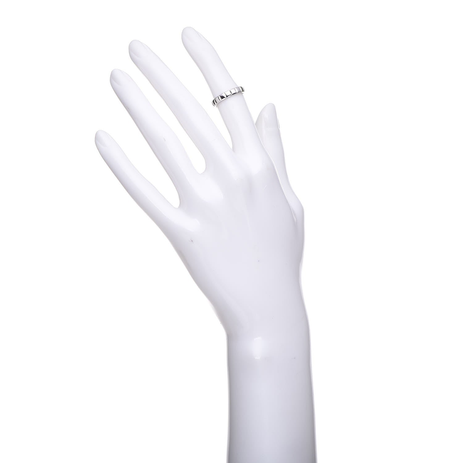 Chanel Platinum Band Ring 47 4 2 of 6