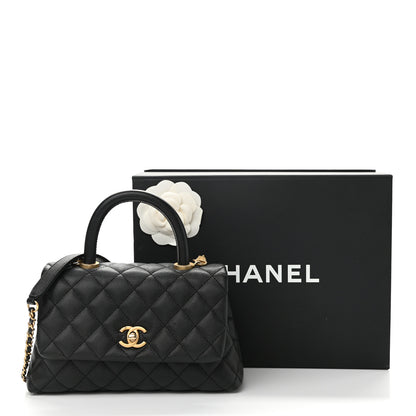Chanel Caviar Quilted Mini Coco Handle Flap Black 11 of 11