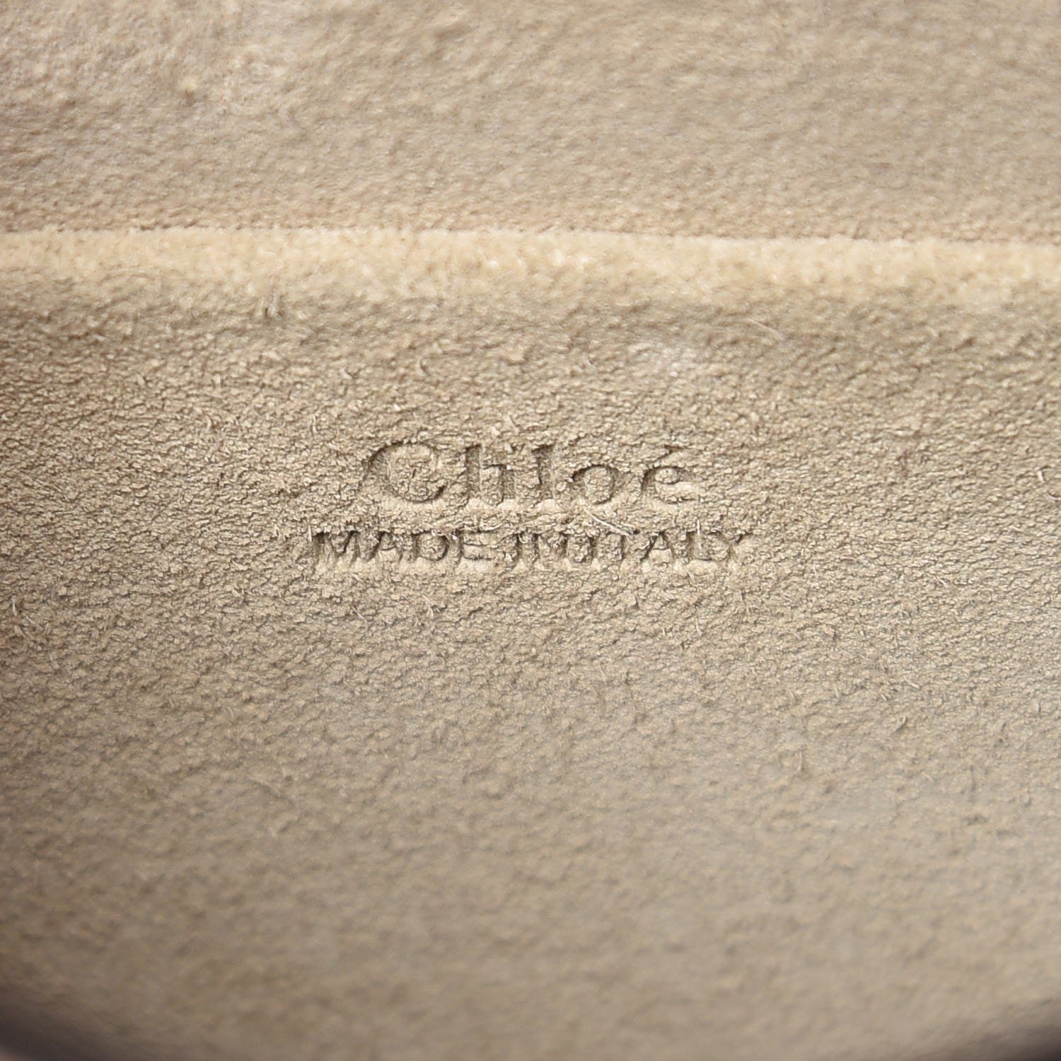 Chloe Calfskin Suede Small Nile Bracelet Bag Biscotti Beige 6 of 8