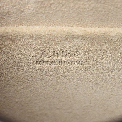 Chloe Calfskin Suede Small Nile Bracelet Bag Biscotti Beige 6 of 8