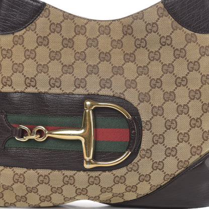 Gucci Monogram Hasler Hobo Dark Brown 13 of 13