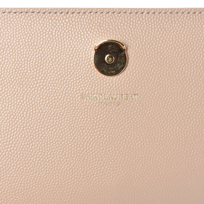 Saint Laurent Grain De Poudre Medium Monogram Kate Satchel Nude Powder 7 of 10
