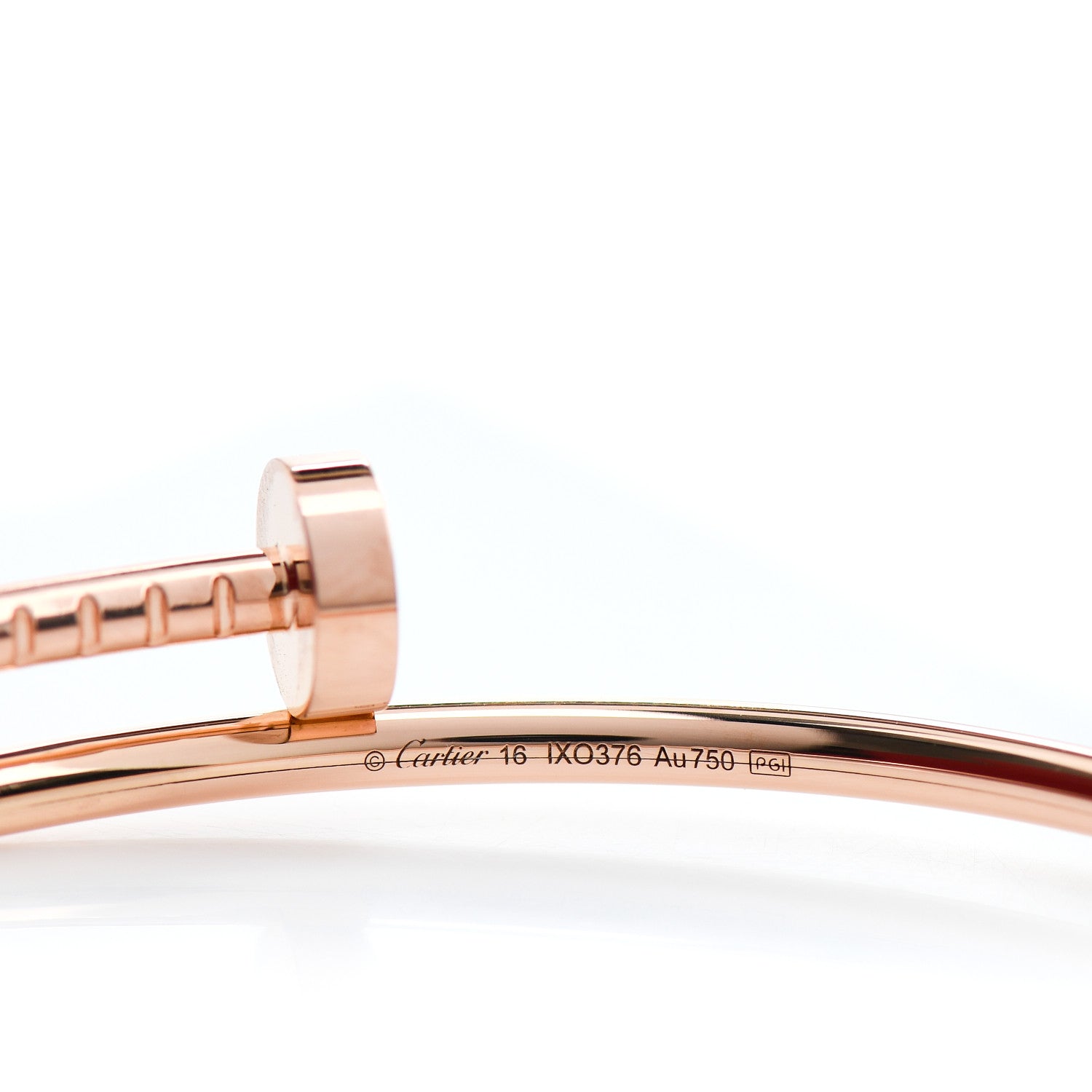 Cartier 18K Pink Gold Small Juste Un Clou Bracelet 16 4 of 5