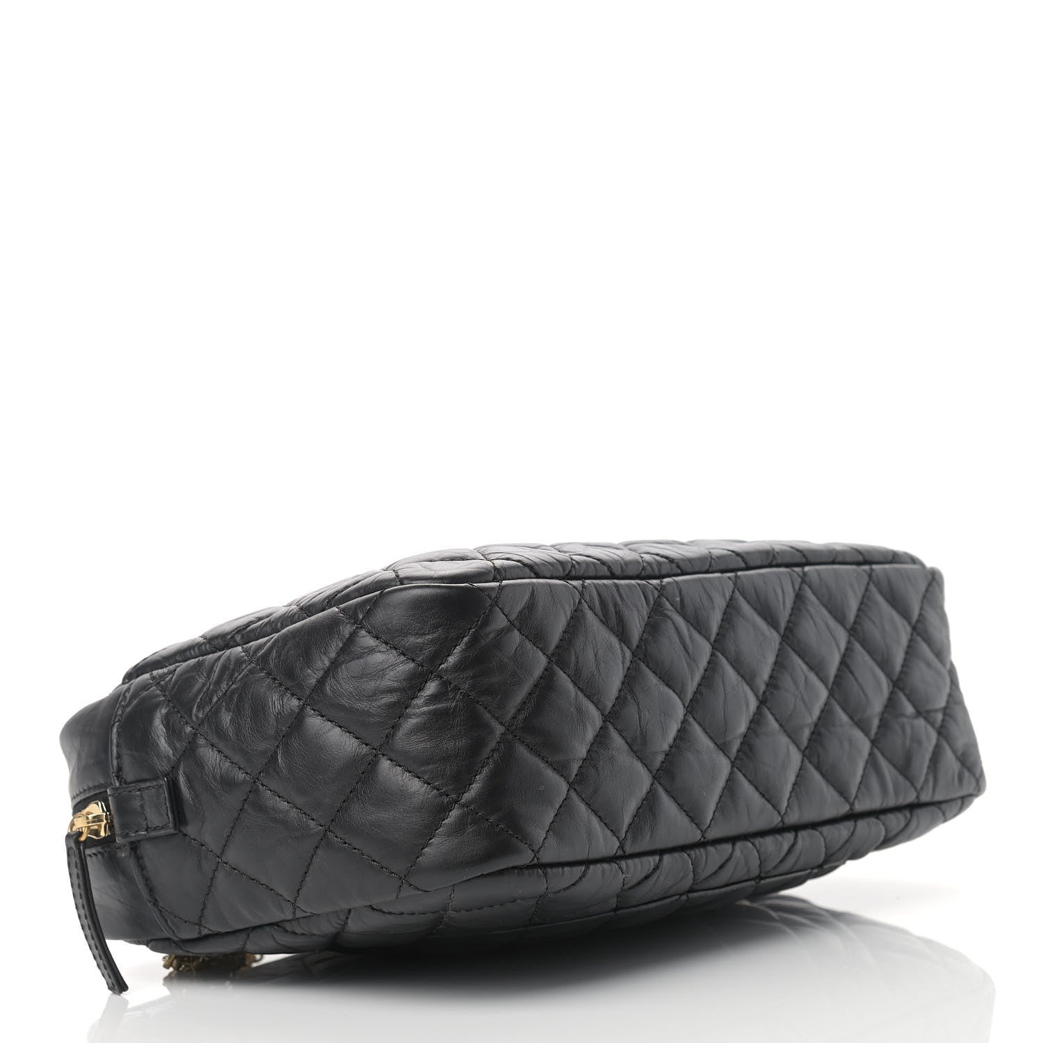 Chanel Aged Calfskin Quilted Medium Reissue Camera Case Black 4 of 11
