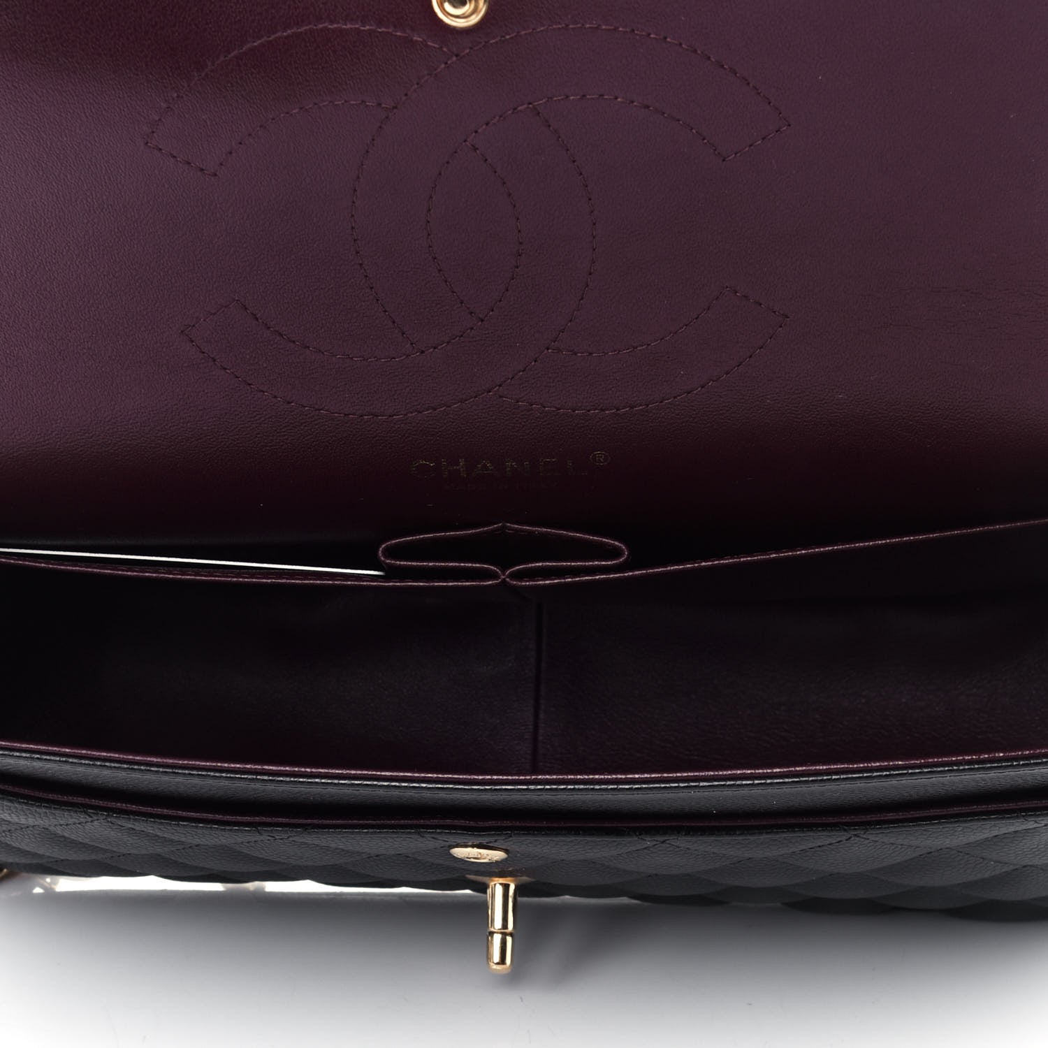 Chanel Caviar Quilted Jumbo Double Flap Black 4 of 4