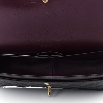 Chanel Caviar Quilted Jumbo Double Flap Black 4 of 4
