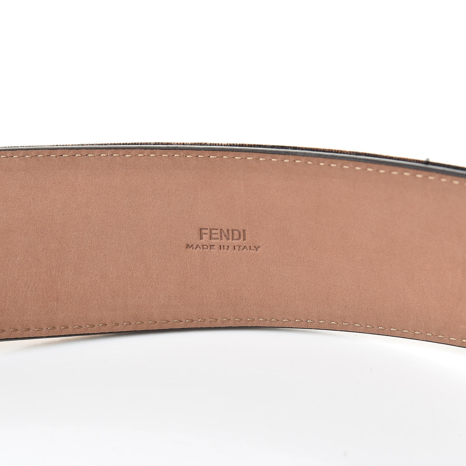 Fendi Velvet FF Belt 75 30 Tobacco 4 of 5