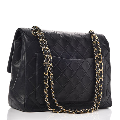 Chanel Lambskin Quilted Medium Double Flap Black 4 of 27