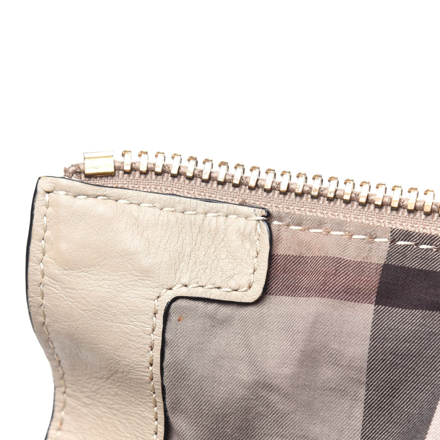 Burberry Calfskin Satchel Limestone 15 of 25