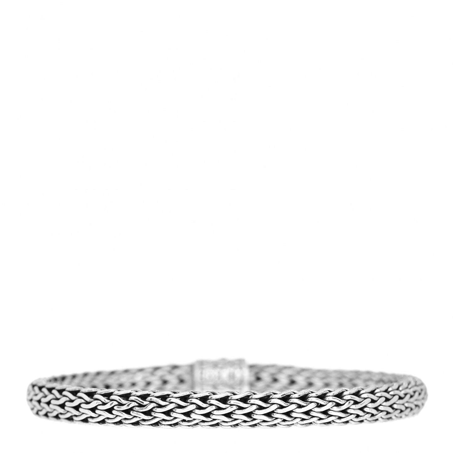 Sterling Silver Diamond 6.5mm Classic Chain Bracelet