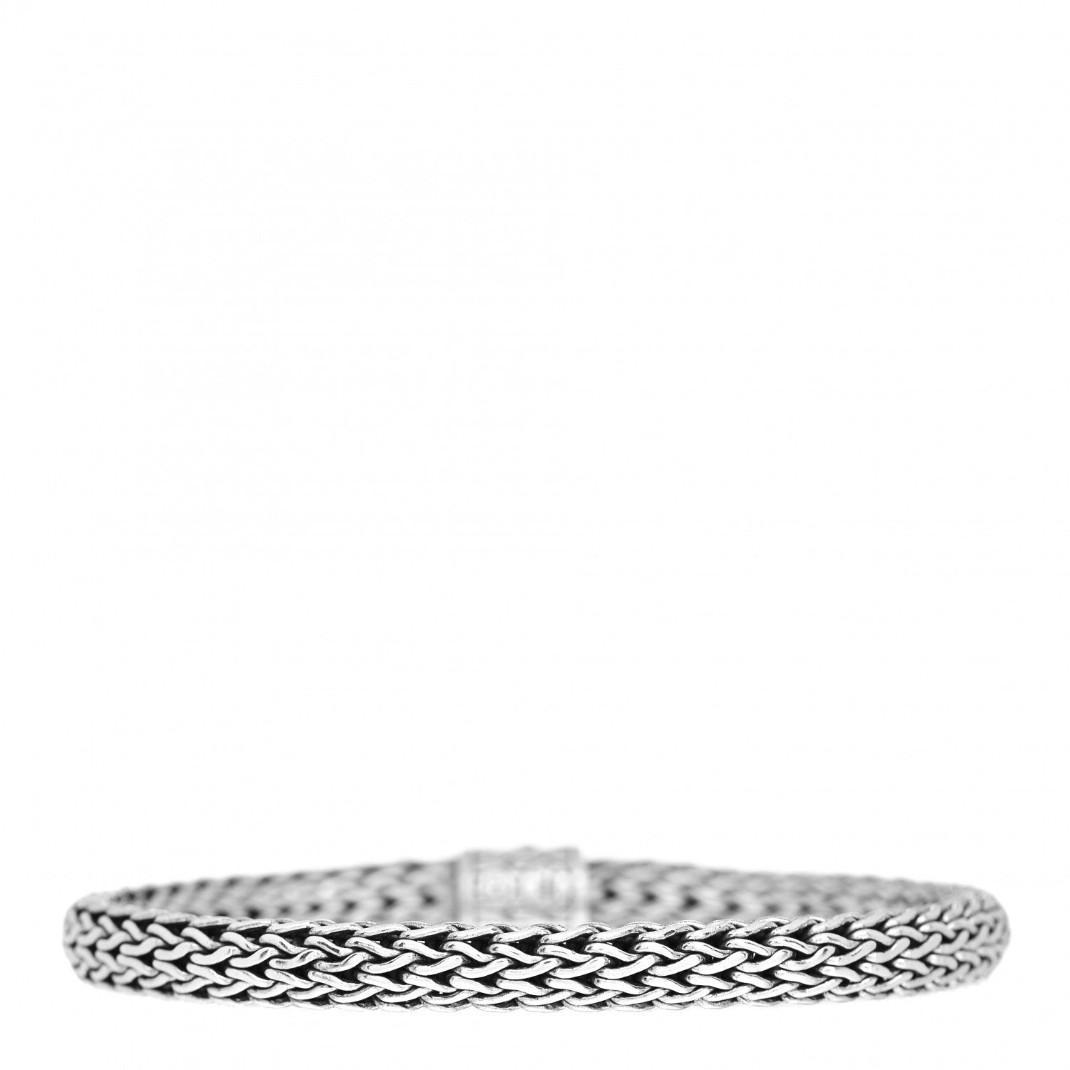 John Hardy Sterling Silver Diamond 6.5mm Classic Chain Bracelet 2 of 3